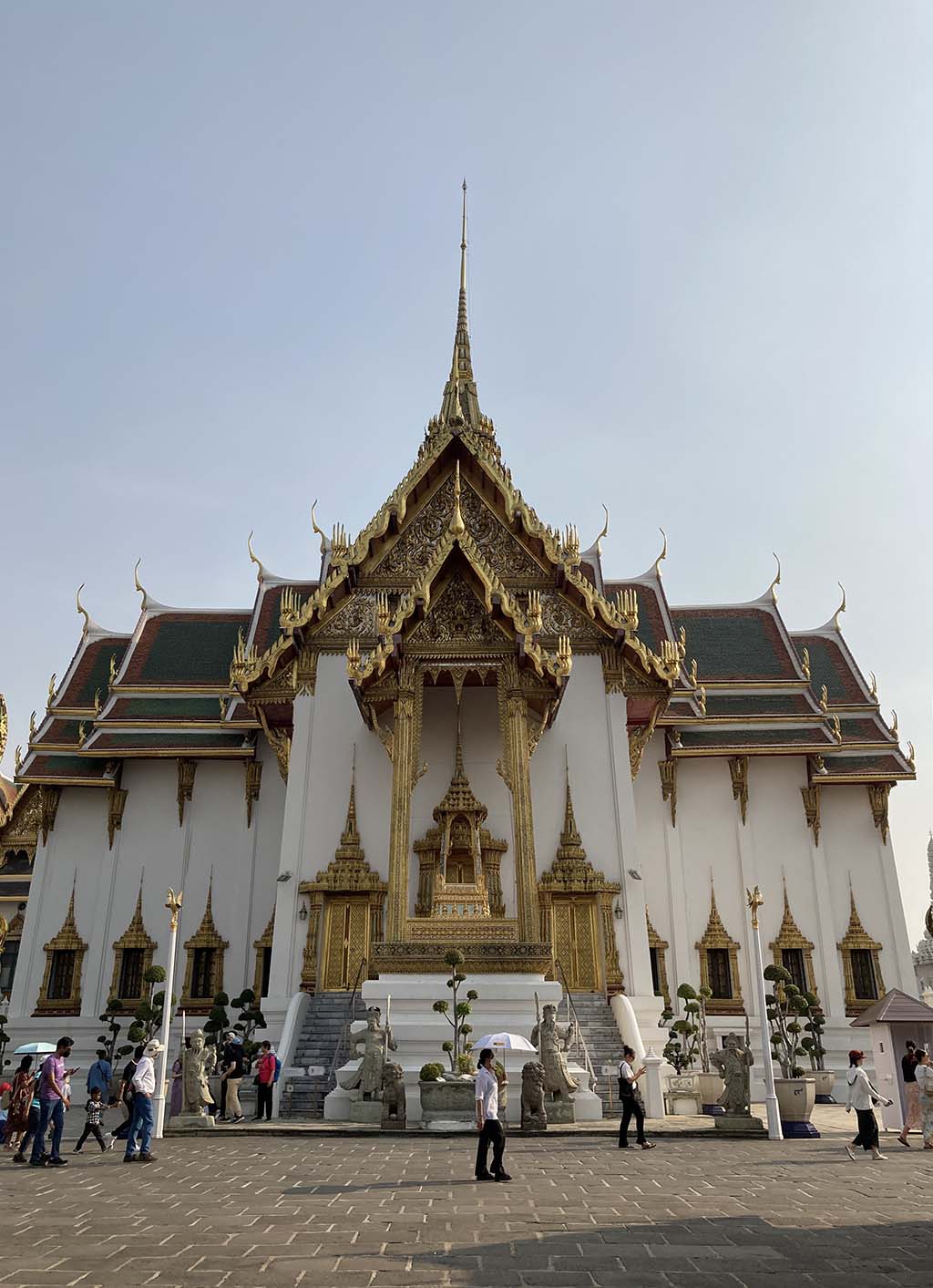 Front of Dusit Maha Prasat Throne Hall