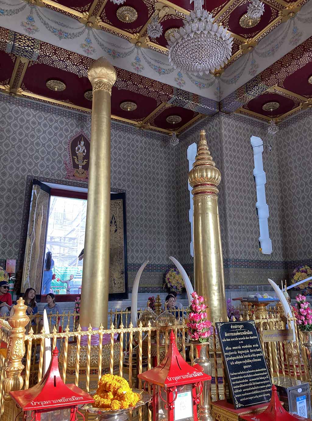 Inside the shrine