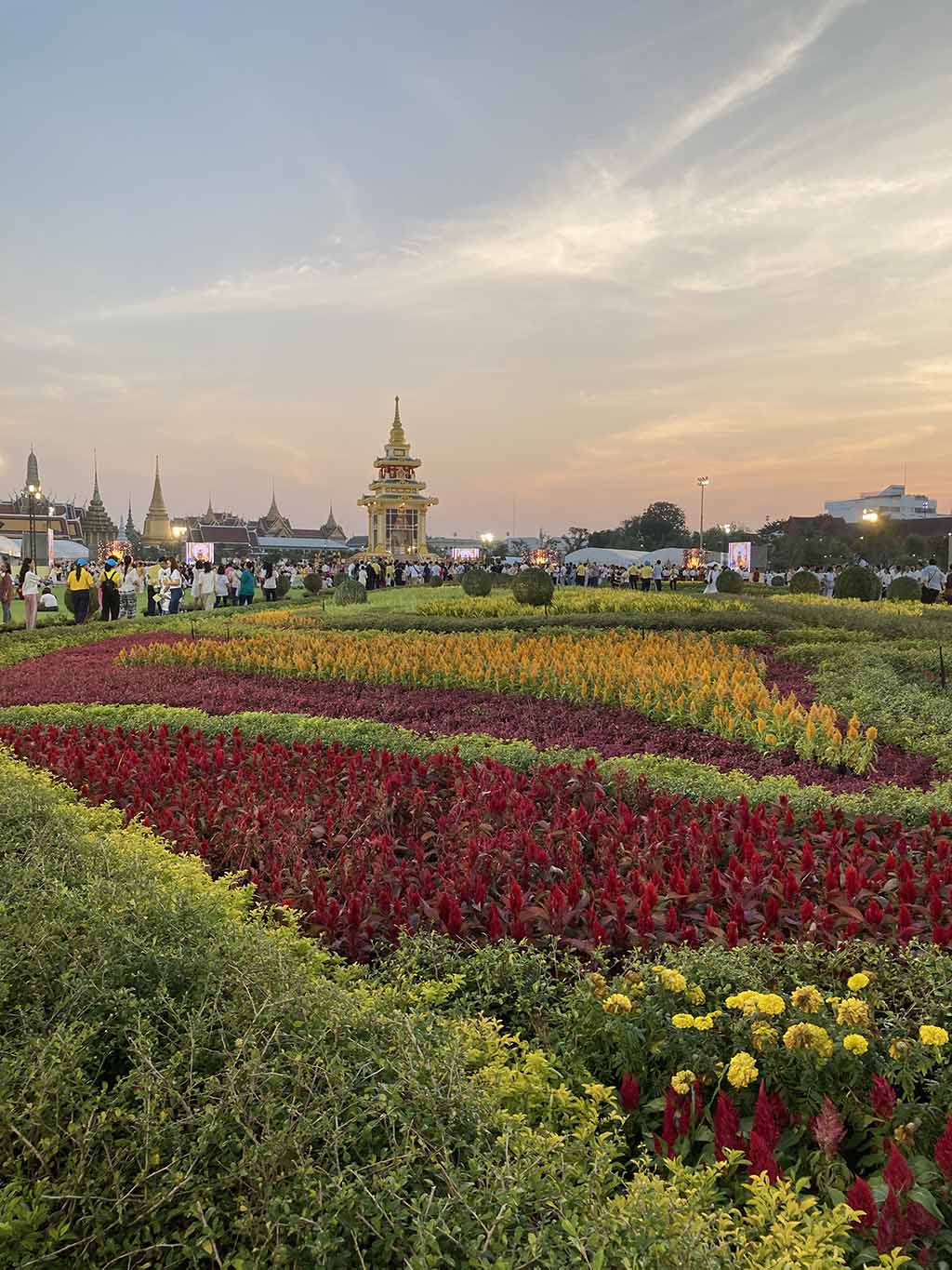 Public display of the Buddha Tooth Relic from China in Jan 2025 at Sanam Luang to celebrate the King Rama X for his 72nd anniversary