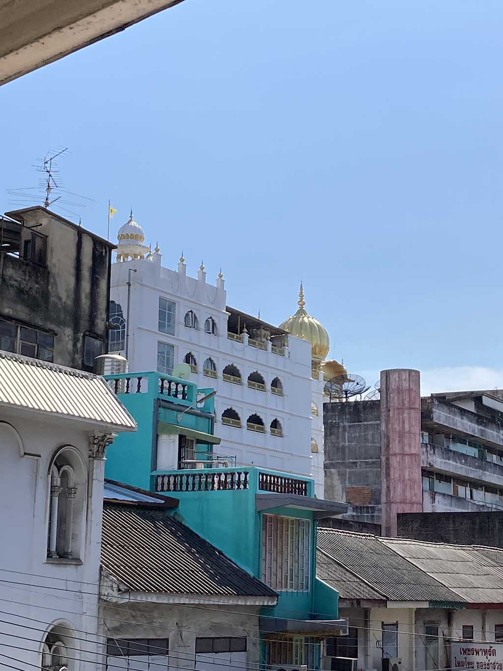 A view of temple complex from a far