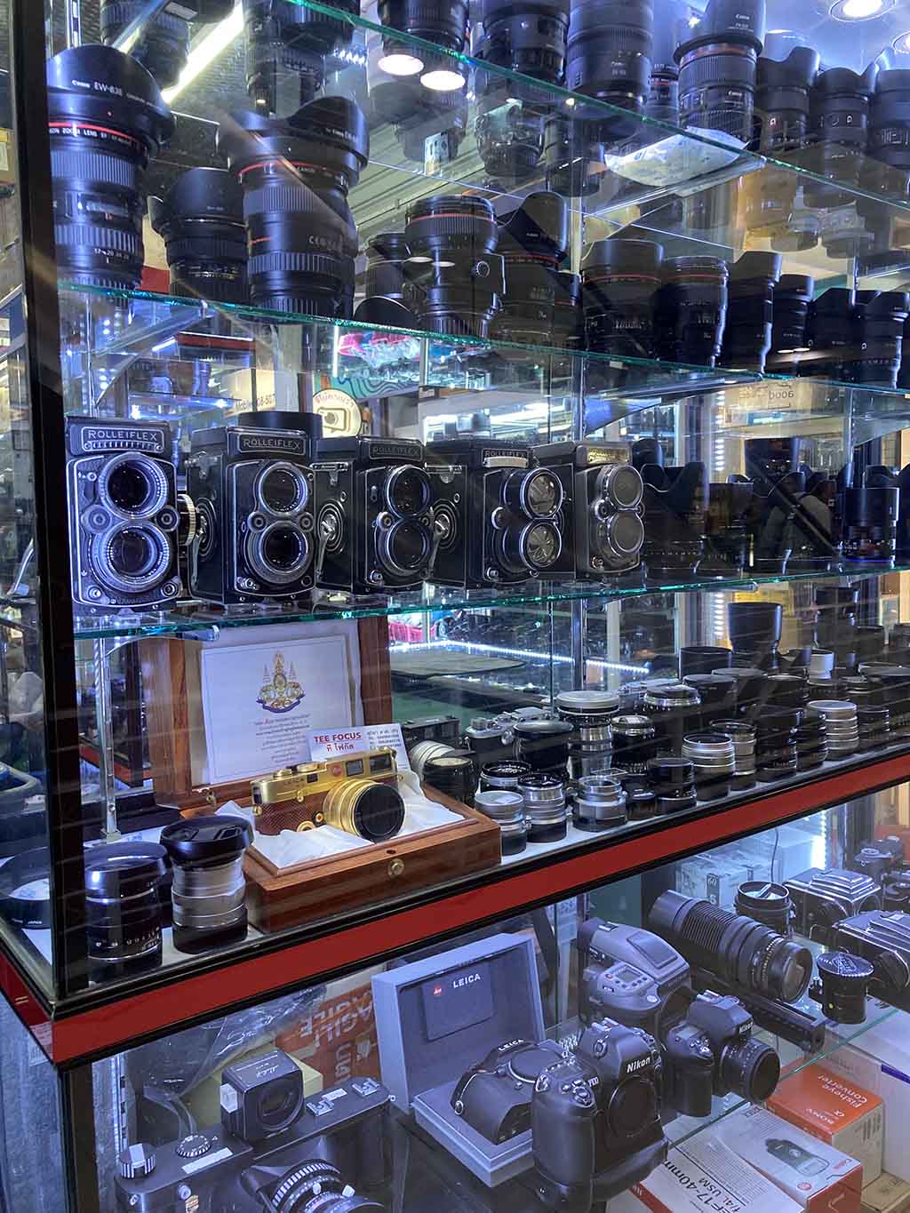 Camera equipment and vintage camera shop