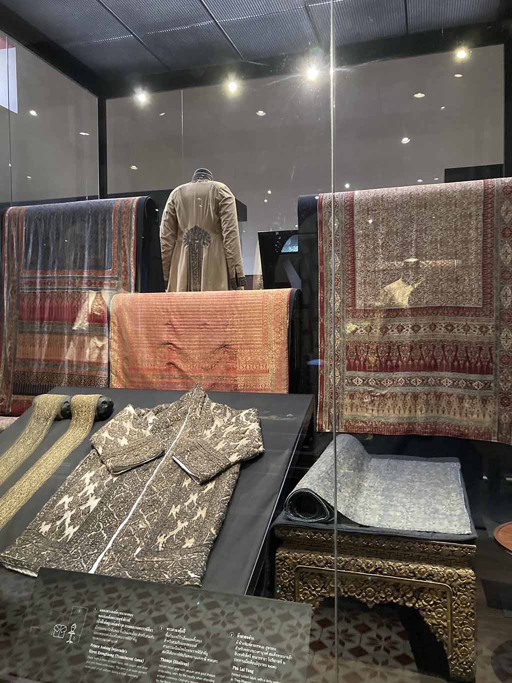 Display of royal and noble clothings