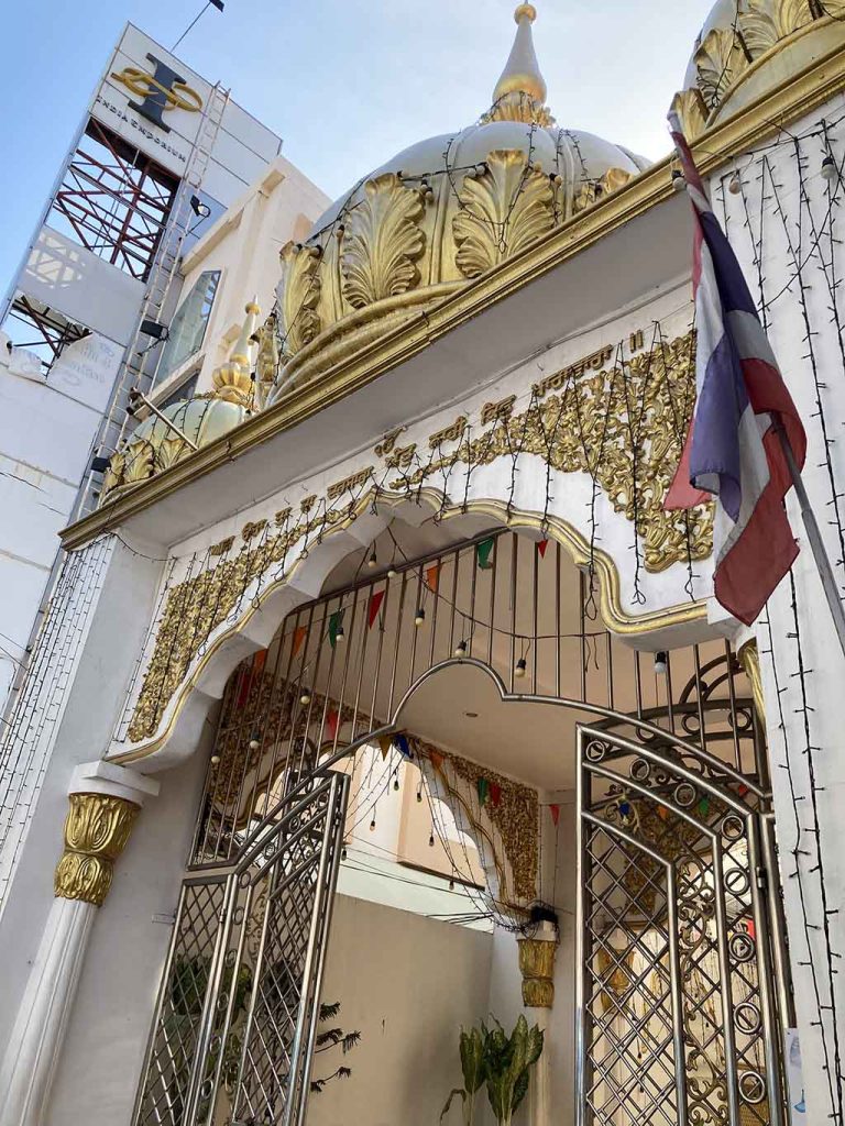 Entrance of Siri Guru Singh Sabha Gurdwara