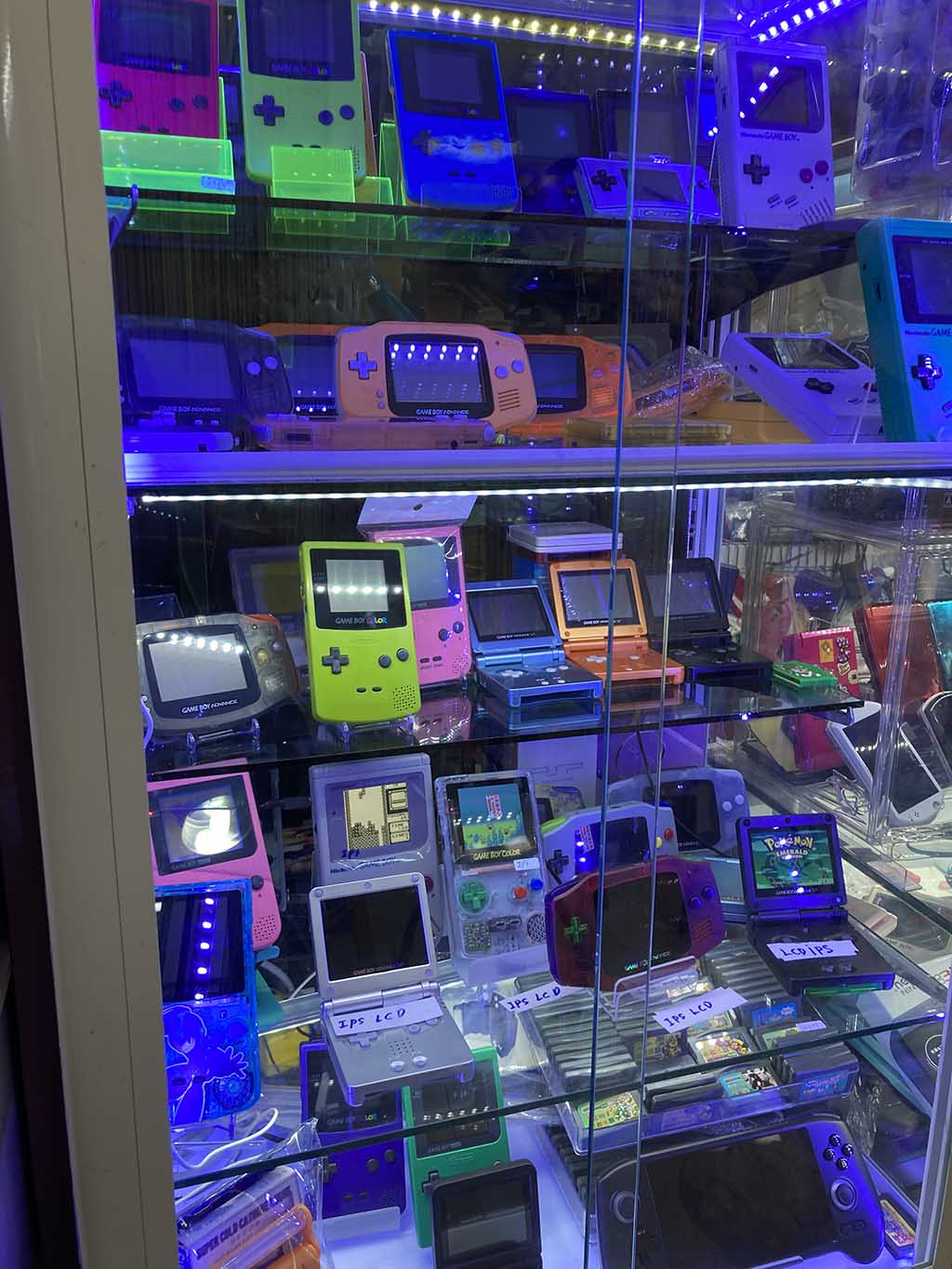 Old Game Boy. Of course they also offer a game cartridge as well