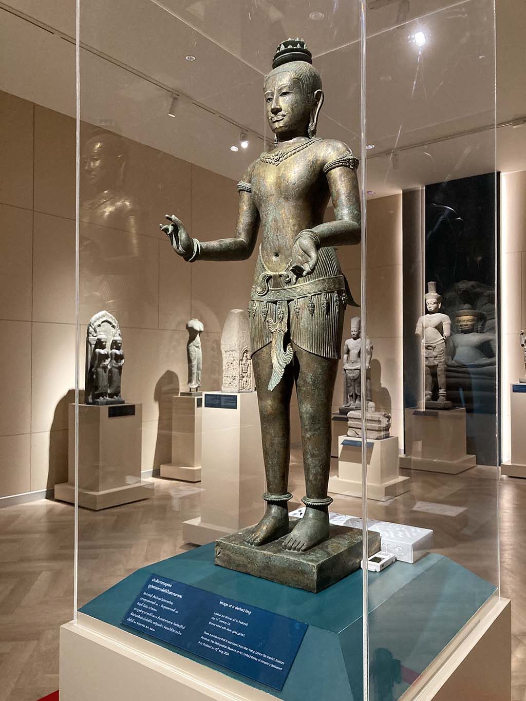 The famous Golden Boy statue Lopburi period