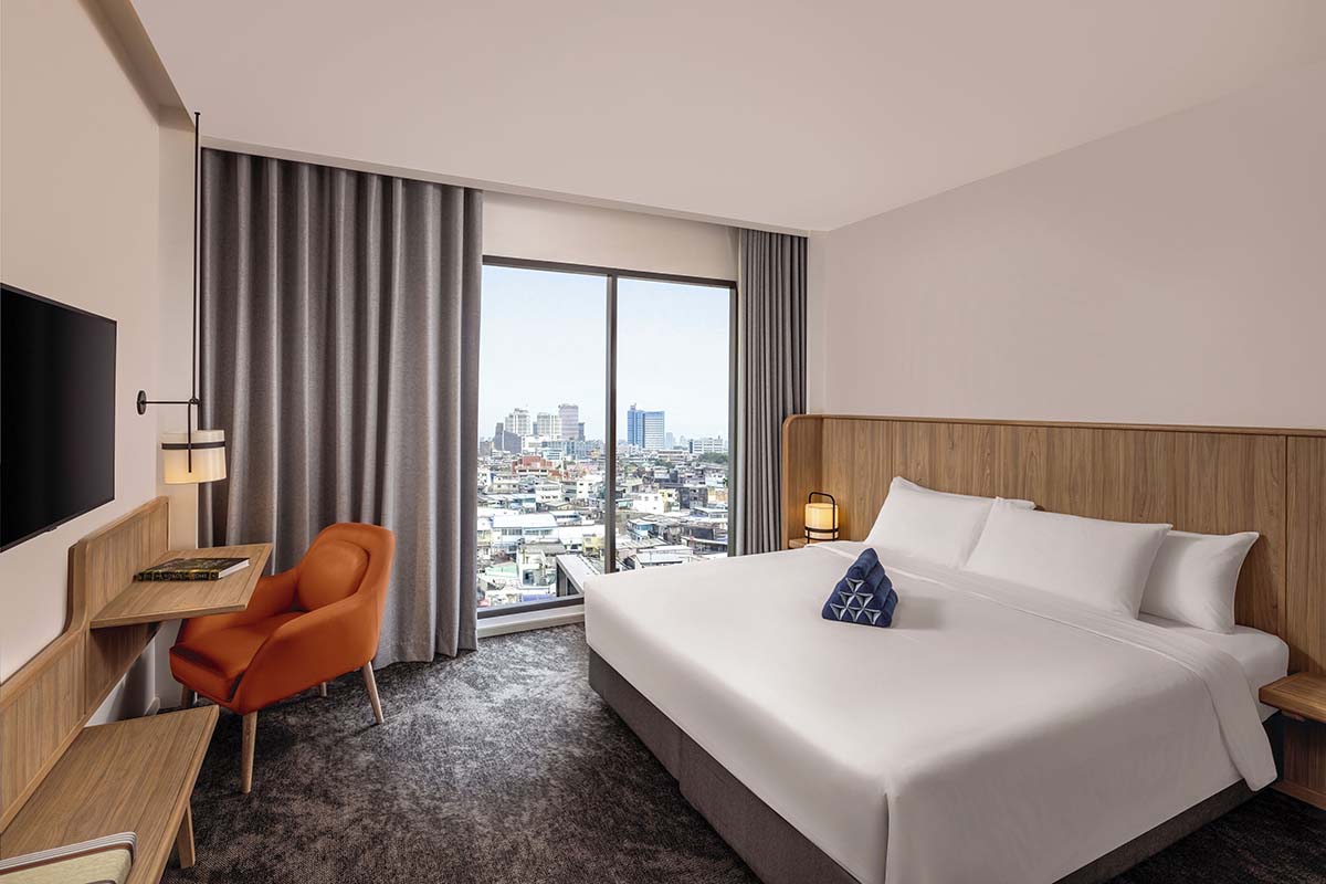 Roomy type at ASAI Bangkok Chinatown.