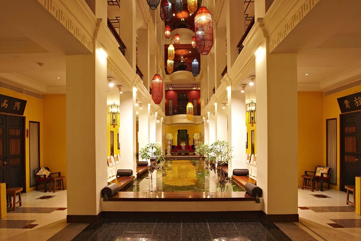 Lobby of Shanghai Mansion Bangkok.