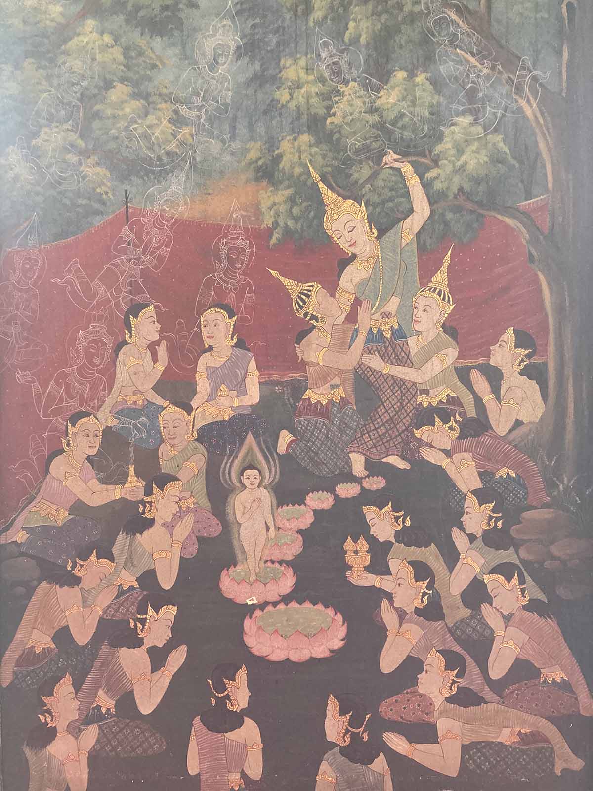 Sirimaha Maya gave birth to Siddhattha, the Buddha.