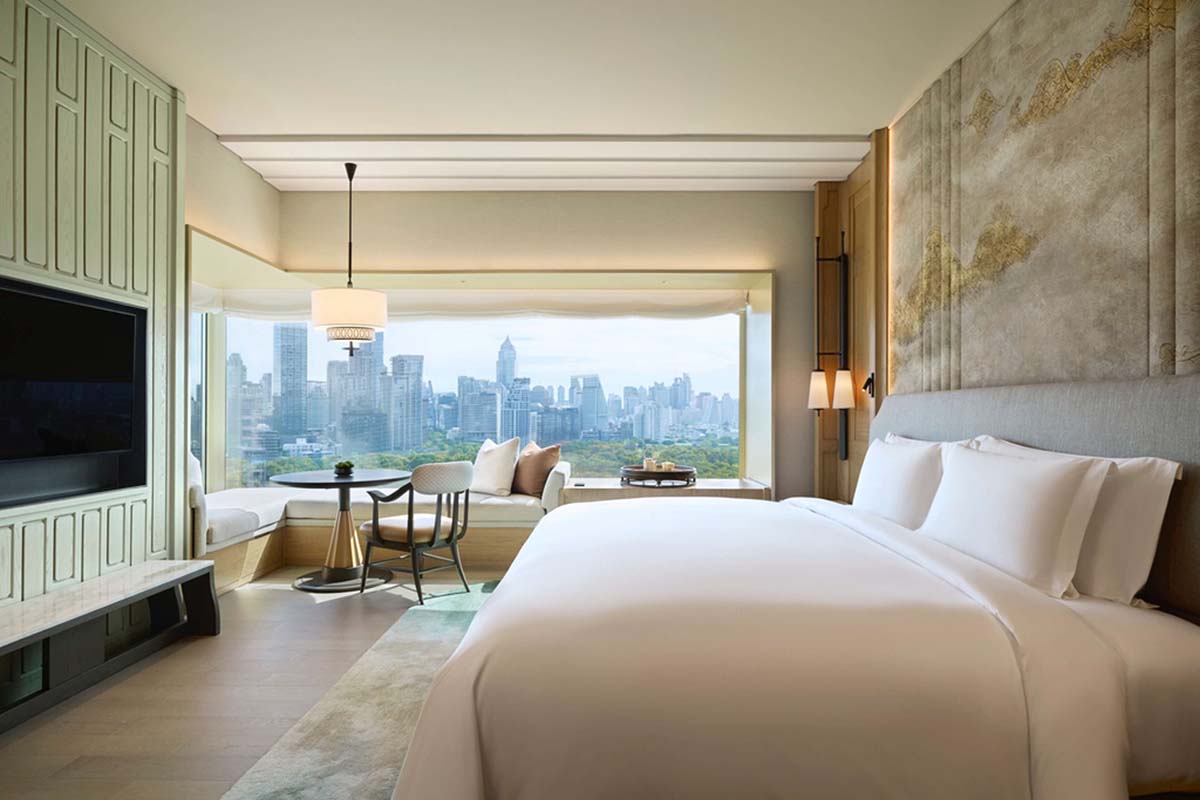 Deluxe Room at Dusit Thani Bangkok.