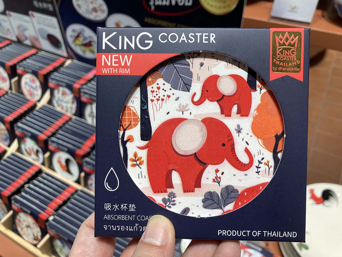 Innovative and creative ceramic coasters with water absorption feature.