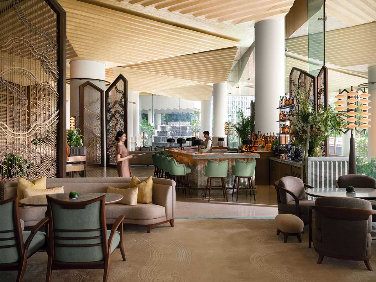 Lobby bar at Dusit Thani Bangkok