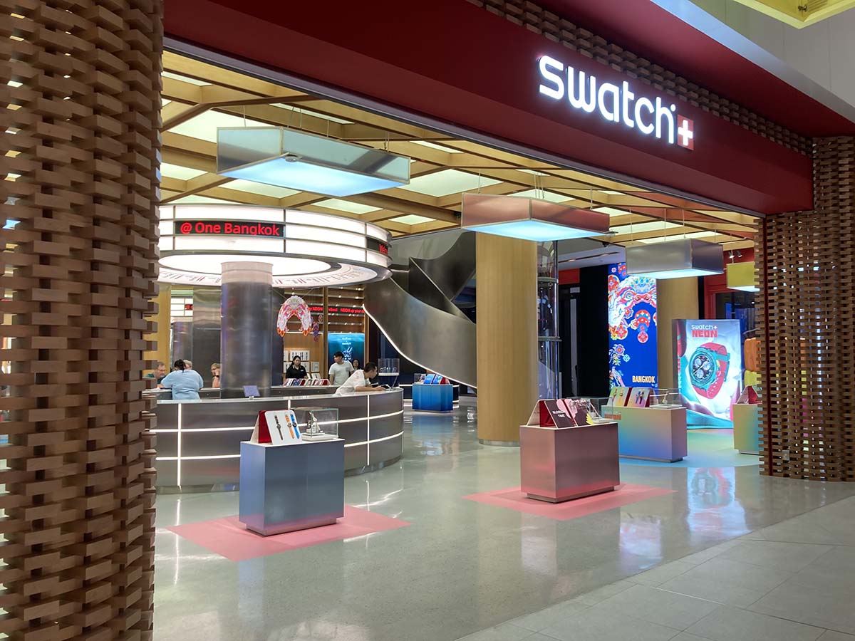 Swatch shop at The Storeys, One Bangkok.