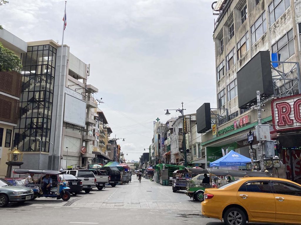 September 2025, Khaosan street during the day.