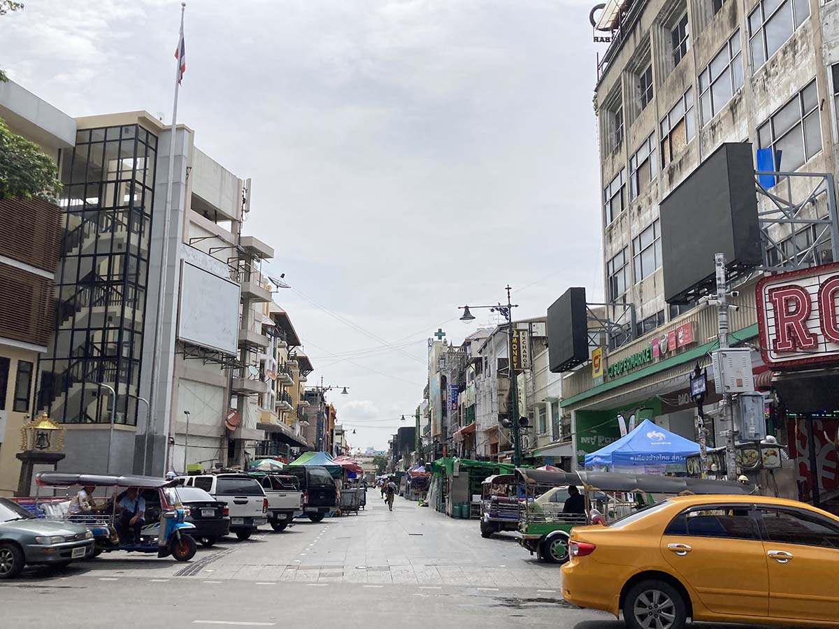 September 2025, Khaosan street during the day.