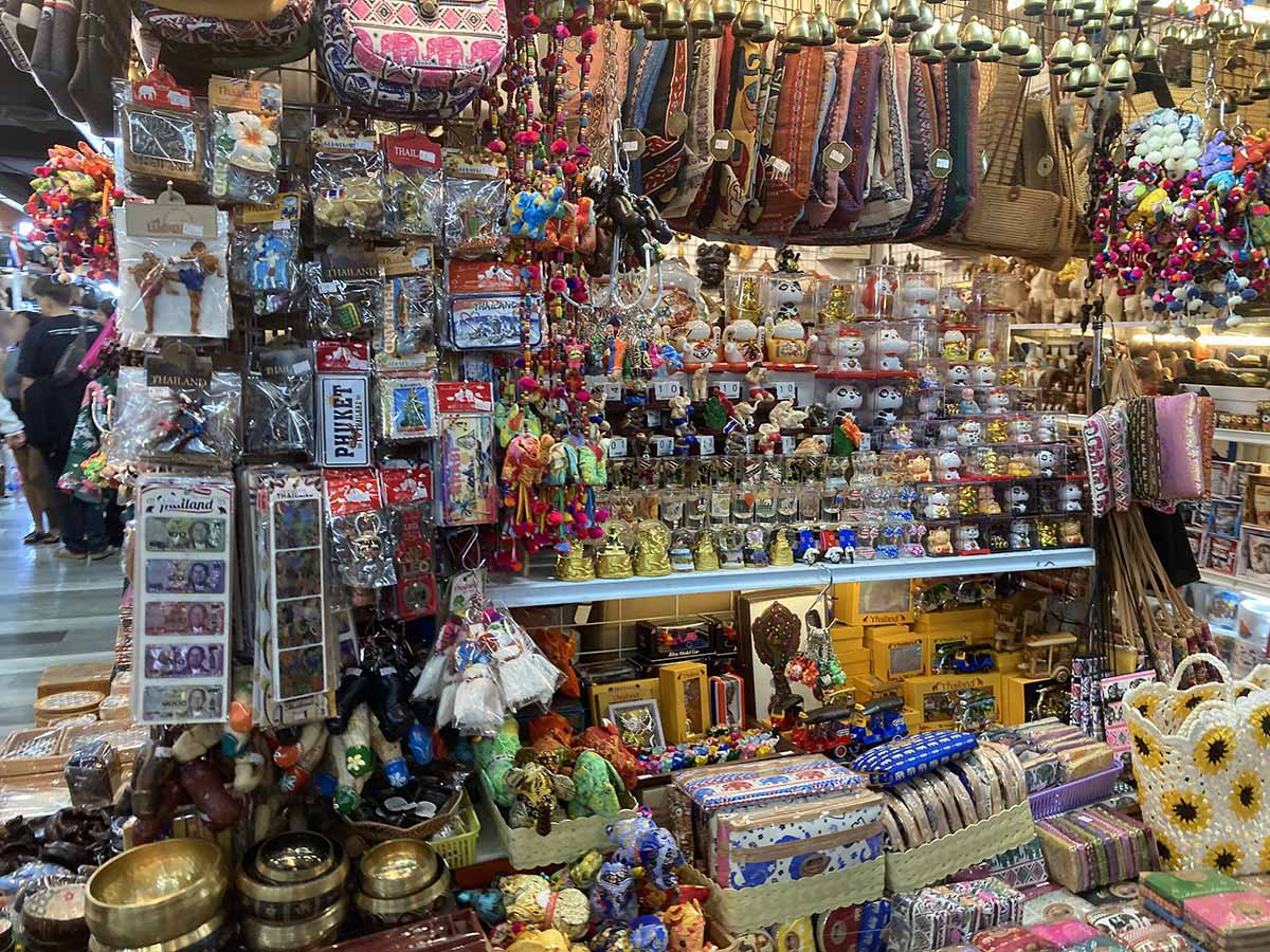 A Souvenir shop in the “Shopping Street”, MBK center