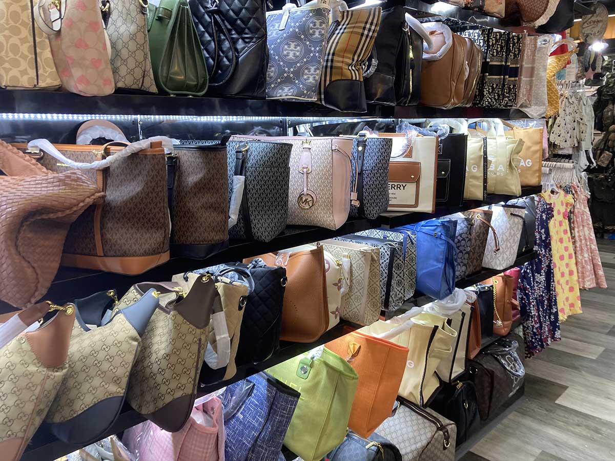 A bag shop in the “Shopping Street”, MBK center