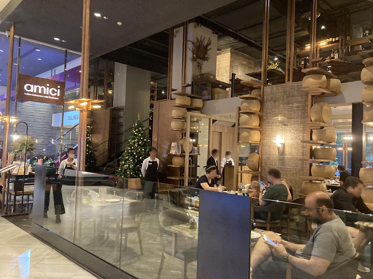 AMICI restaurant.