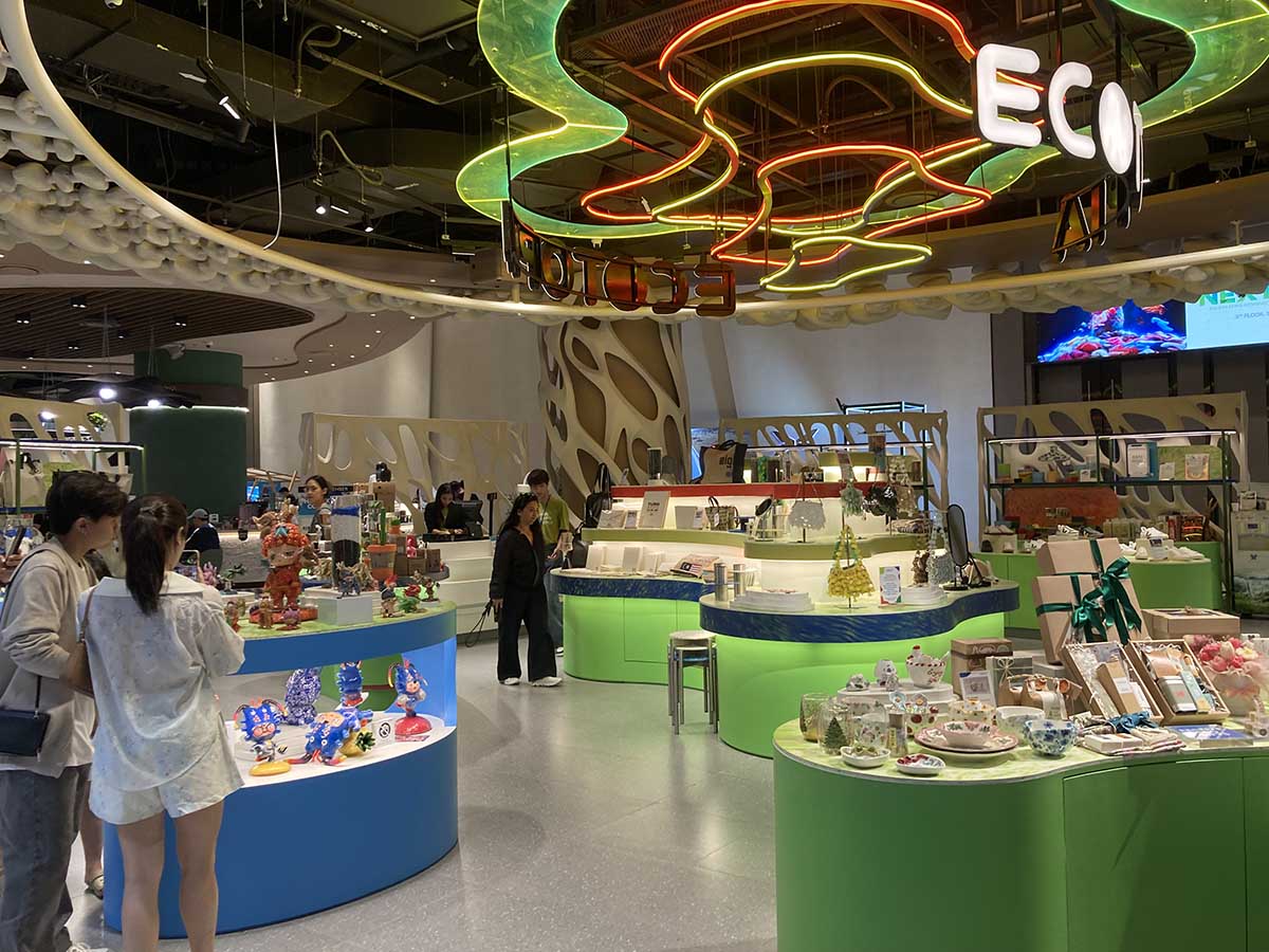 Ecotopia shop is offering green items.