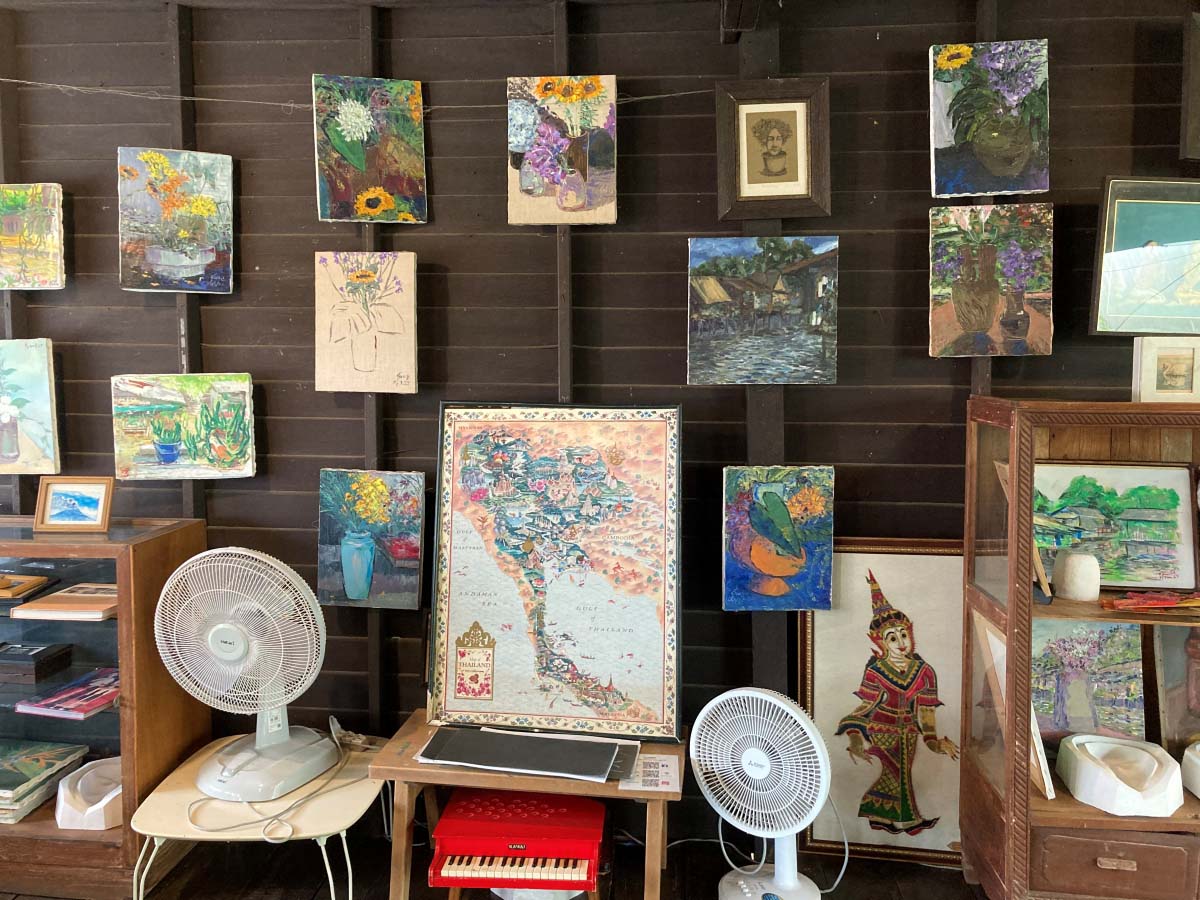 Painting Gallery at The Artist House Bangkok, 2nd floor.