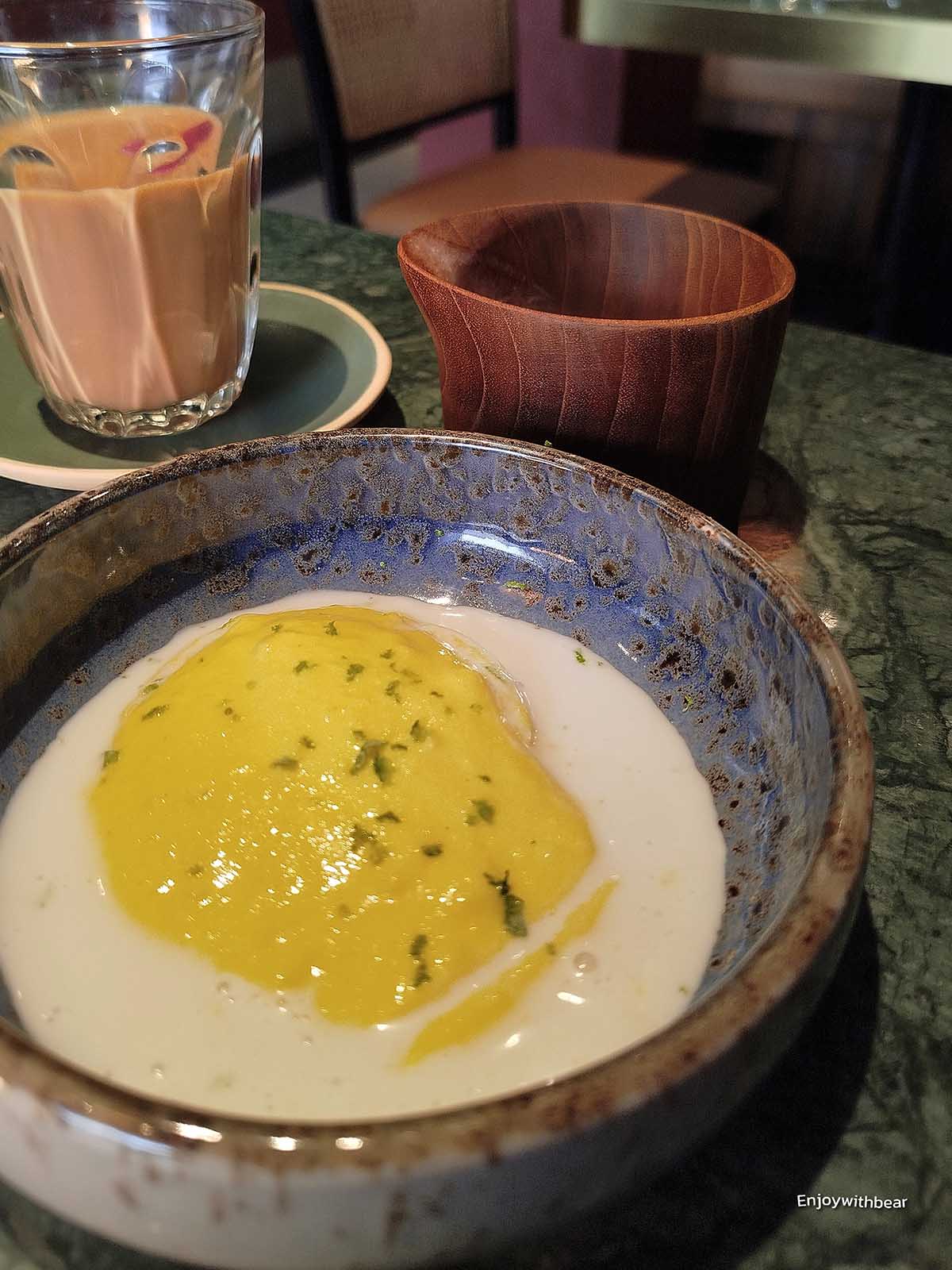 Corn Panna Cotta