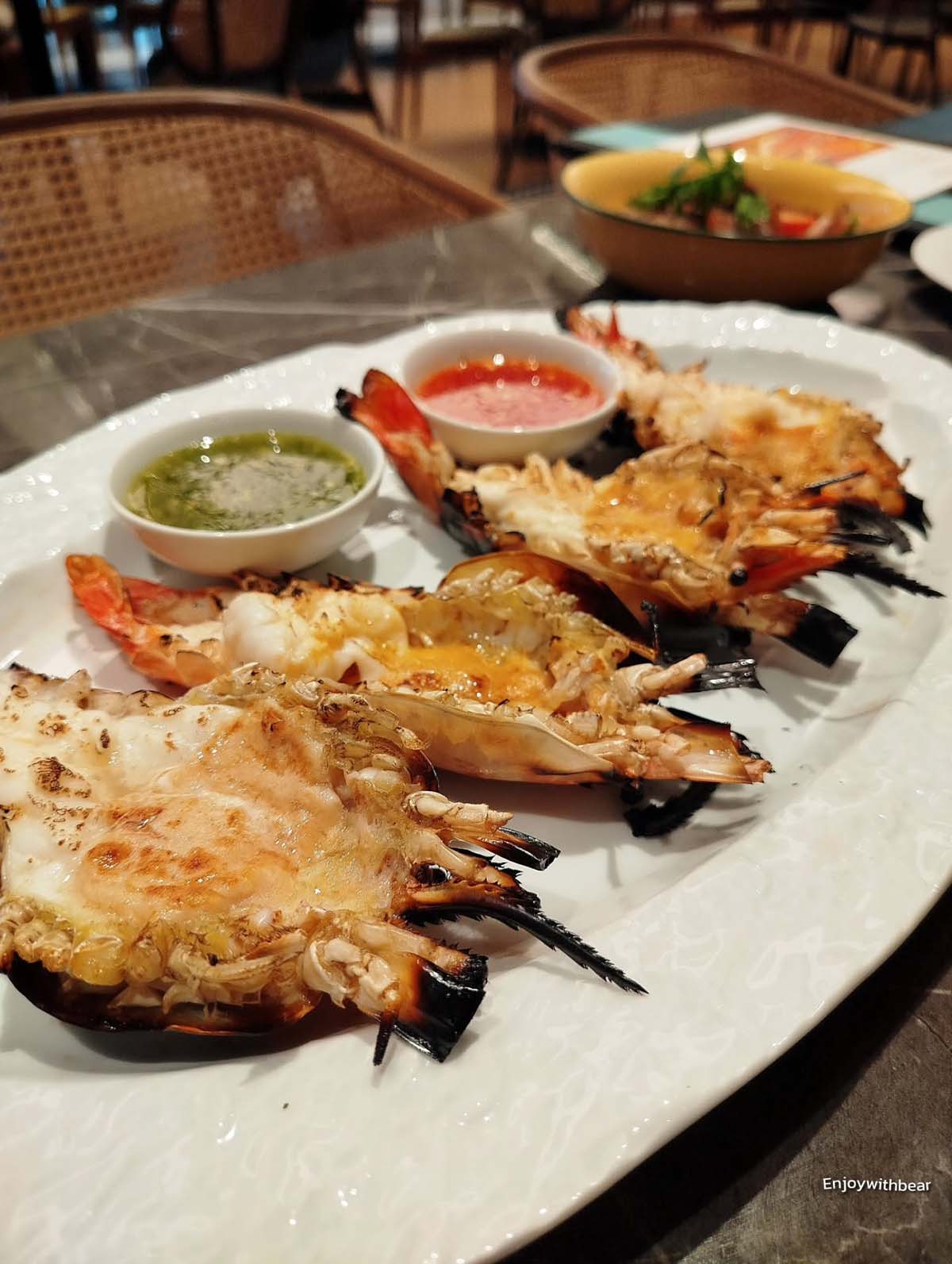 Grilled River Prawns