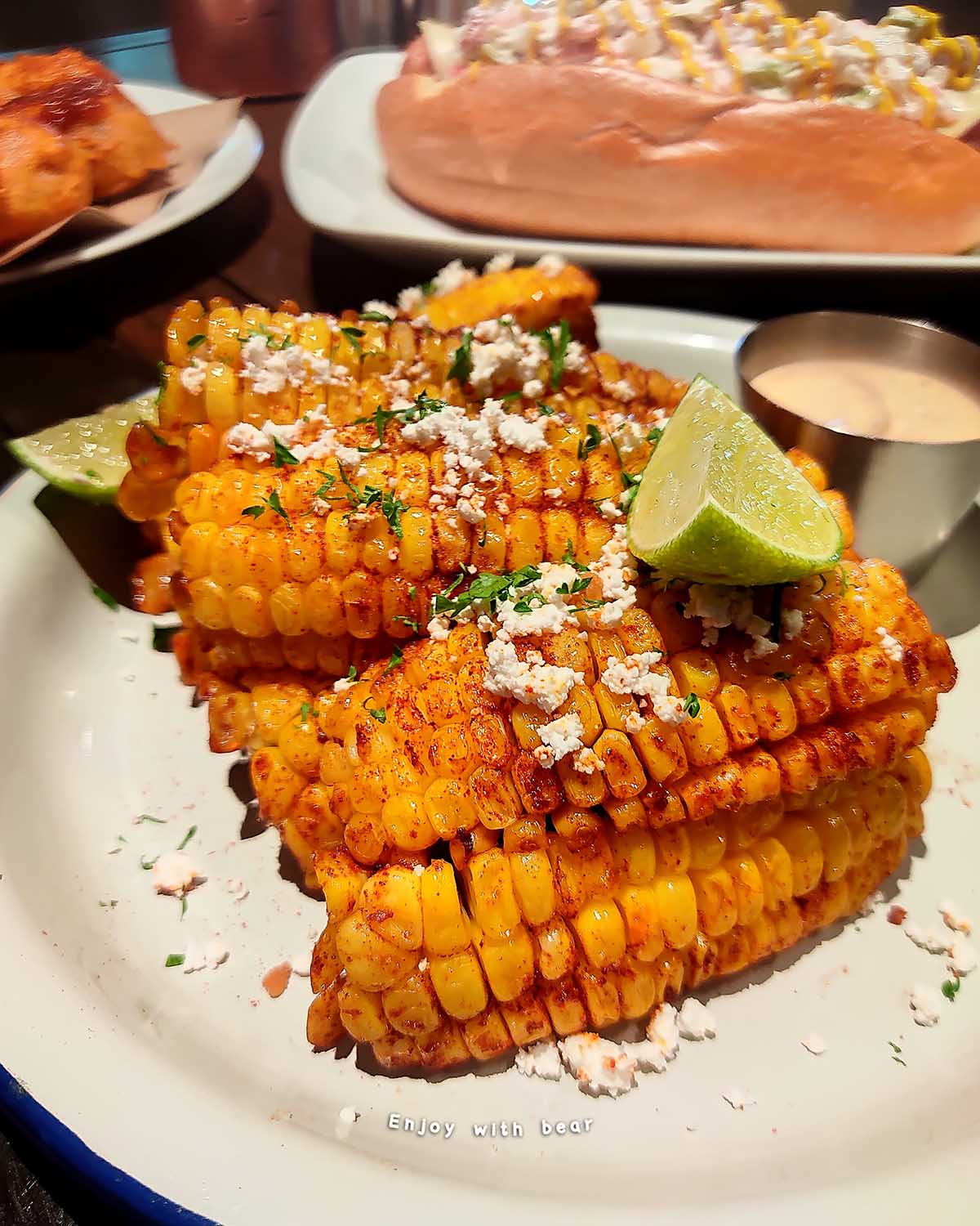 CORN RIBS with Chipotle Sauce