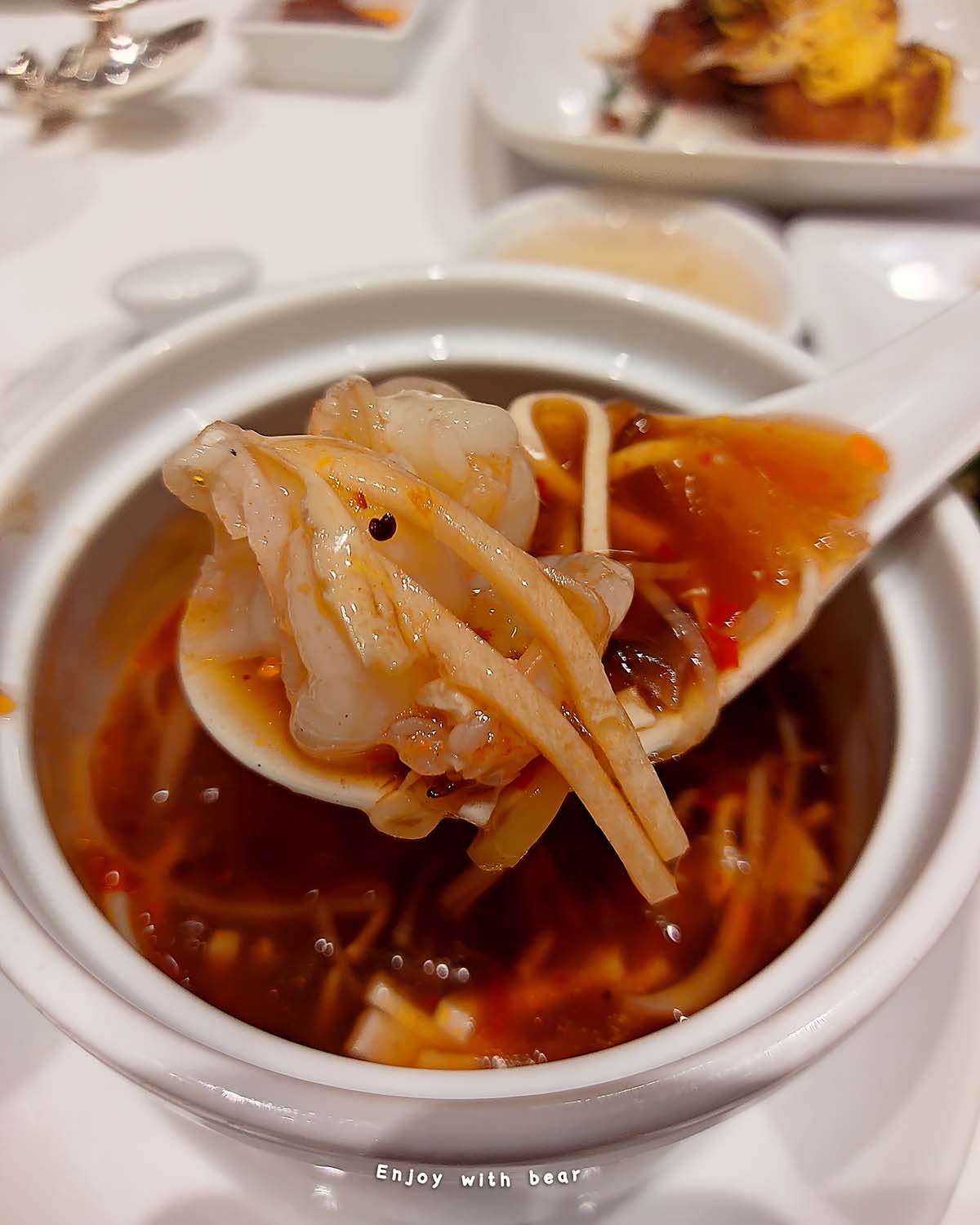 Szechuan Soup with Shrimp