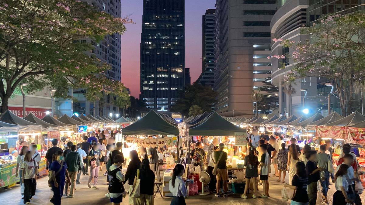 Vibe of the SWU Night Market.