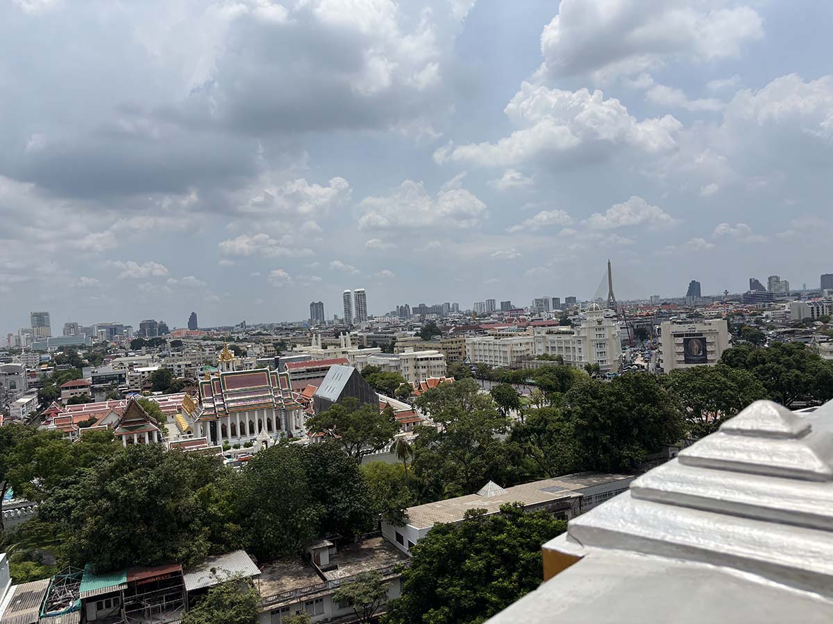 View from the top of the Golden Mount.
