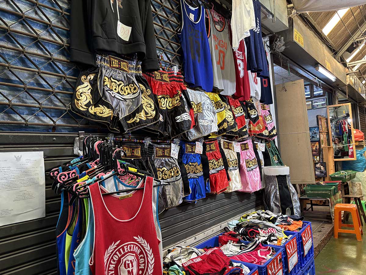 Muay Thai pants.